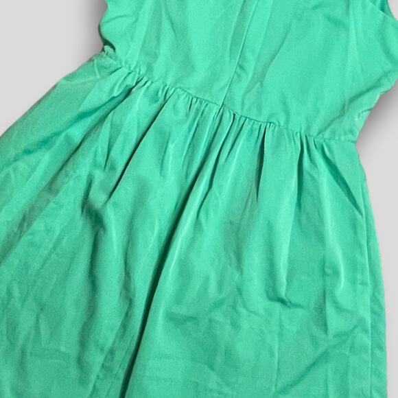 EMMELEE CASUAL SLEEVELESS FIT AND FLARE DRESS EMERALD GREEN MEDIUM - Picture 6 of 10